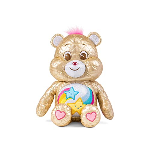 Care Bears | Limited Edition Quilted Dare to Care Bear | Süßes Plüschtier zum Sammeln | Kuscheltier für Jungen und Mädchen, mittelgroßer Plüsch-Teddy, Plushie für Kinder, Kinder ab 4 Jahren | Basic von Basic Fun