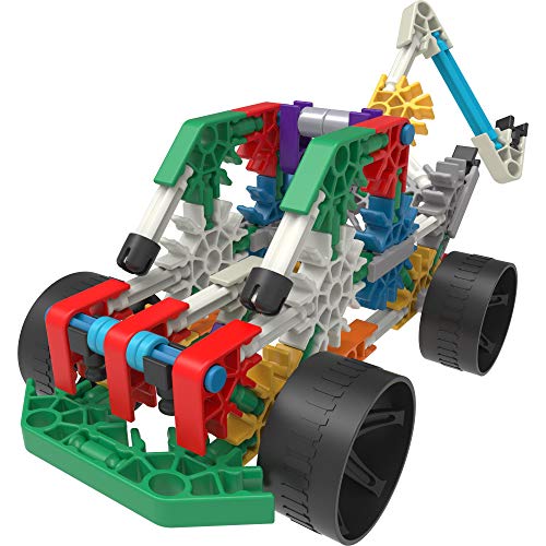 K'Nex 36178 - BAU- und Konstruktionsspielzeug Set 10 in 1, STEM Baukasten, Konstruktionsset für 10 Modelle, Bauset mit 130 Teilen, Spielset Fuer Kinder von 5-10 Jahre von Basic Fun