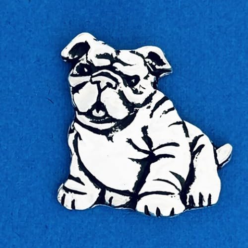 Basic Spirit Pocket Token Coin - Bulldogge / Courage Coin - Handcrafted Pewter, Love Gift for Coin Collecting von Basic Spirit