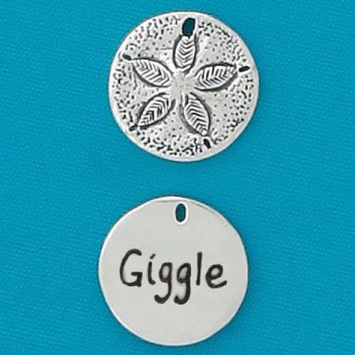 Basic Spirit Pocket Token Coin - Giggle Small Spirit Shell - Handcrafted Pewter, Love Gift for Coin Collecting von Basic Spirit