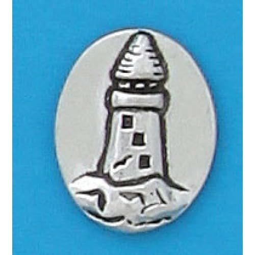 Basic Spirit Pocket Token Coin - Leuchtturm/Nova Scotia Münze - Handgefertigtes Zinn, Liebesgeschenk zum Münzsammeln von Basic Spirit