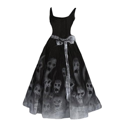 Halloween Kostüm Brautkleider Damen Gruselig - Blutiges Aufdruck Kleid Zombie Braut Kostüm Horror Elegant Gothic Brautkleid Ärmellos Krankenschwester Costume für Frauen Halloween Kostüm Brautkleider Damen Gruselig - Blutiges Aufdruck Kleid Zombie Braut Kostüm Horror Elegant Gothic Brautkleid Ärmellos Krankenschwester Costume für Frauen von Bastwahl