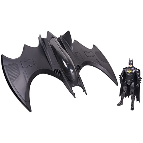 Batman DC Comics 10,2 cm Actionfigur und The Flash Batwing | Sammelspielzeug aus dem Film The Flash, für Jungen und Mädchen ab 3 Jahren von Batman