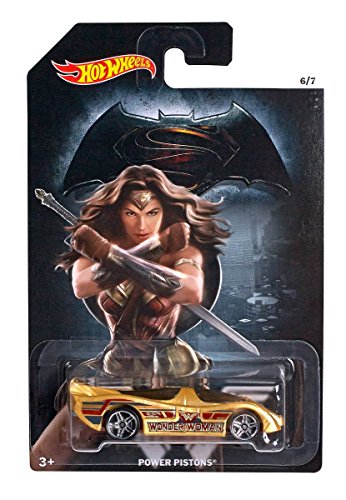 Mattel Hot Wheels DJL50 - Batman vs. Superman Die-Cast Sortiment 1:64 - Power Pistons von Batman