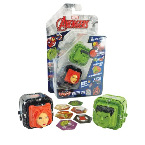 Battle Cubes 2 Pack Avengers - Hulk and Black Widow, Rock Paper, Scherenspiel von Battle Cubes