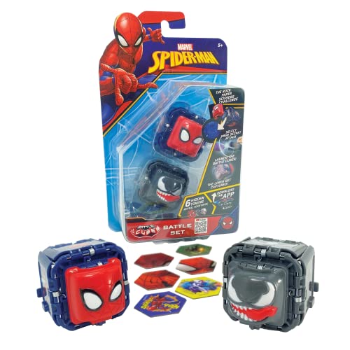 Battle Cubes BAD00000 Marvel Spiderman 2er-Pack Spiderman-3er-Sortiment, Multicolor, M von Battle Cubes