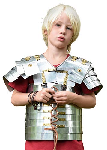 Battle-Merchant Lorica Segmentata Junior, Kinder-Römerrüstung, Aluminium von Battle-Merchant