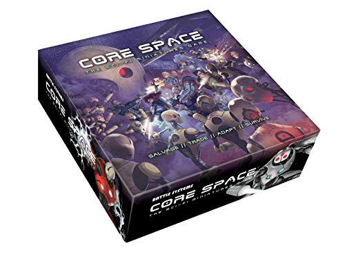 Battle Systems BSGCSC001 Core Space Starter Set – 20 x 28 mm Miniaturen – Brettspiel – Neopren-Spielmatte – modulares 3D Gelände von Battle Systems