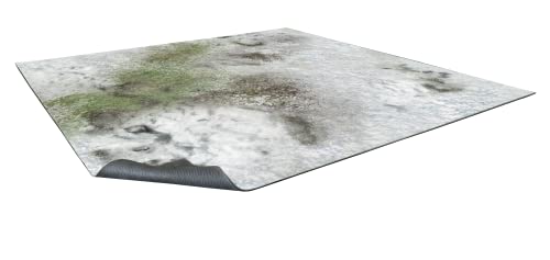 Battle Systems Terrain Winter Snowscape Game Mat 2x2 - Neopren-Spielmatte für Warhammer, D&D, Frostgrave und mehr von Battle Systems