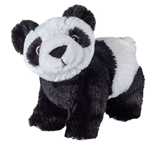 Bauer Spielwaren 12975 I Like My Planet Panda Plüschtier aus recyceltem Material, schwarz-weiß von Bauer Spielwaren