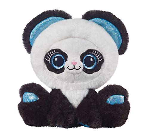 Bauer Spielwaren 14279 "Blickfänger Glitter Design Panda Plüschtiere aus superweichem Plüsch mit Glitzeraugen, schwarz/weiß von Bauer Spielwaren