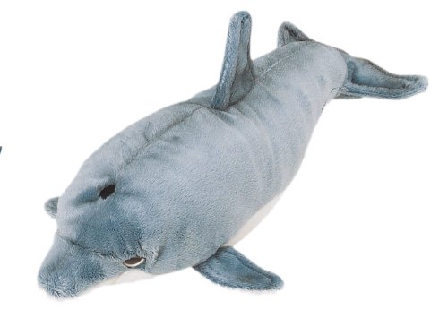 Bauer Spielwaren "Blickfänger" Delfin Plüschtier: Naturgetreues Kuscheltier, extraweich, ideal auch als Geschenk, 30 cm, blau-grau (14063) von Bauer Spielwaren