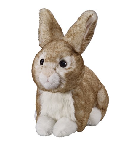 Bauer Spielwaren "Deine Tiere mit Herz" Hase liegend: Kleines Kuscheltier zum Kuscheln und Liebhaben, Ideal als Geschenk, 18 cm, braun (12504) von Bauer Spielwaren