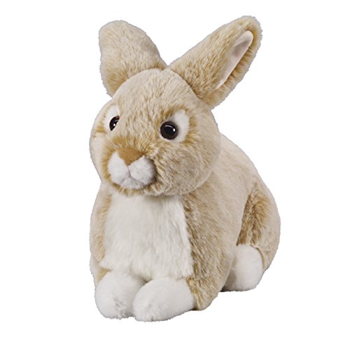 Bauer Spielwaren "Deine Tiere mit Herz" Hase liegend: Kleines Kuscheltier zum Kuscheln und Liebhaben, Ideal als Geschenk, 25 cm, beige (12511) von Bauer Spielwaren