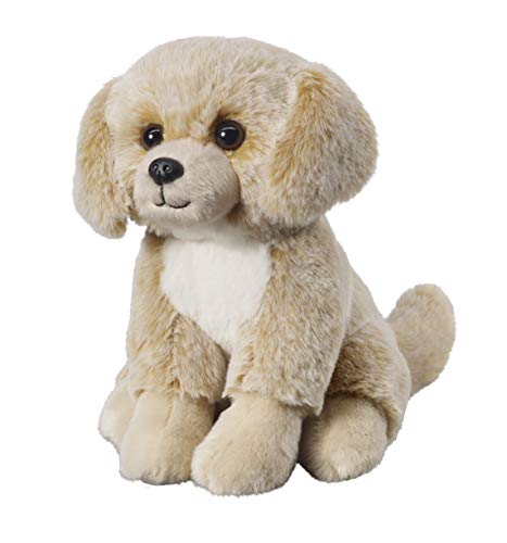 Bauer Spielwaren "Deine Tiere mit Herz" Labrador sitzend: Kleines Kuscheltier zum Kuscheln und Liebhaben, ideal als Geschenk, 18 cm, beige (12521) von Bauer Spielwaren