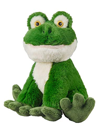 Bauer Spielwaren I Like My Planet - Frosch: Kuscheltier aus softem Plüsch, hergestellt aus recycelten PET-Flaschen, 100 % recycelt, sitzend, 20 cm, grün (12933) von Bauer Spielwaren