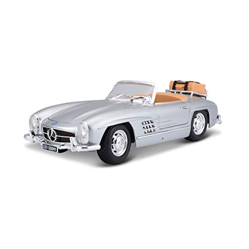 Bburago 12049S - Mercedes Benz 300 SL Touring (1957), silber, 1:18 von Bauer Spielwaren