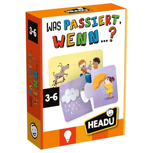 Headu „was passiert, wenn …? – Beziehungen begreifen!“: Lernspiel für Kinder im Alter von 3 bis 6 Jahren, deutsche Version (DE58974) von Bauer Spielwaren