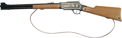 J.G. Schrödel 6119107 - Kansas Kid 100-Schuss auf Tester Gewehr, 73 cm, Braun von Bauer Spielwaren