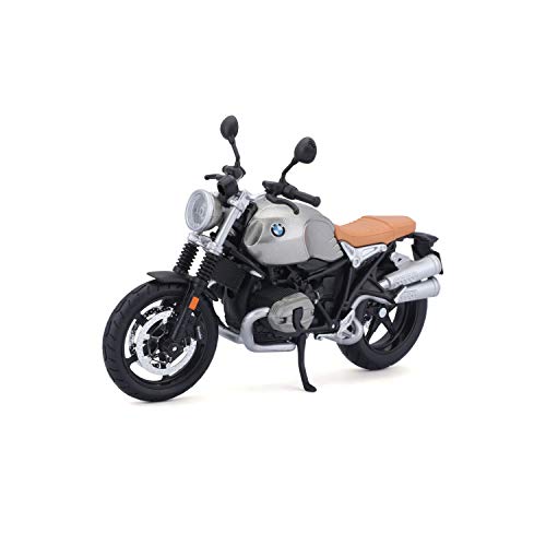 Bauer Spielwaren 5-18834 BMW R nineT Scrambler Motorradmodell, grau von Bauer Spielwaren