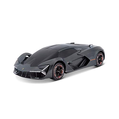 Maisto Tech R/C Lamborghini Terzo Millennio: Ferngesteuertes Auto im Maßstab 1: 24, mit Pistolengriff-Steuerung, Hinterradantrieb, ab 5 Jahren, 20 cm, schwarz (581507-1) von Bauer Spielwaren