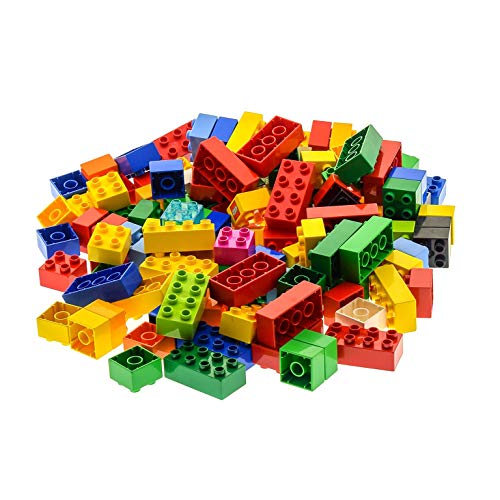 130 Teile bzw. 1 kg Lego Duplo Steine 100 x 4er 2x2 Noppen und 30 x 8er und 2x4 Noppen bunt gemischt 130 Teile bzw. 1 kg Lego Duplo Steine 100 x 4er 2x2 Noppen und 30 x 8er und 2x4 Noppen bunt gemischt von Bausteine gebraucht