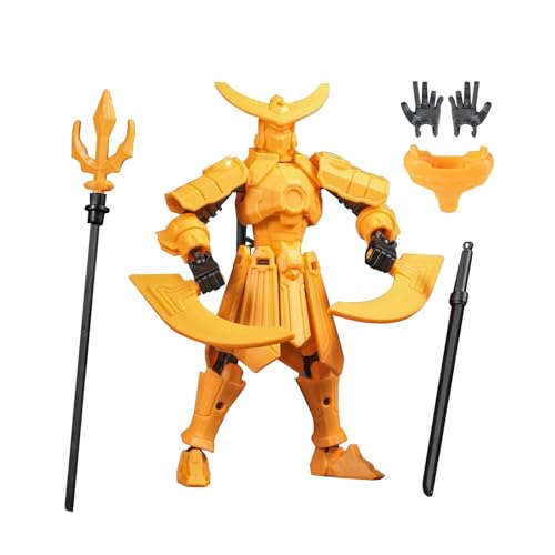 Bavokon 3D-gedruckte Figur, 3D-gedrucktes Figurenspielzeug | Flexible Figuren Dekor,Mechanisches bewegliches Spielzeug Lucky Ganzkörper-Actionfiguren-Set für die Schreibtischdekoration von Bavokon