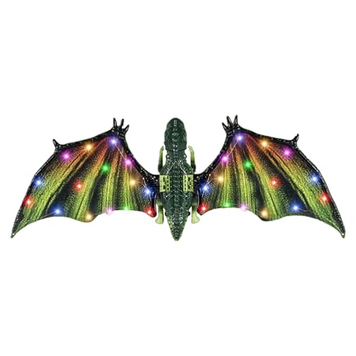 Bavokon Drachenflügel Kinder - Halloween Elektro-Dinosaurierflügel - Realistisches Kinderkostüm Mit LED-Lichtern Und Musik Für Kleinkinder Geburtstag Weihnachten Bavokon Drachenflügel Kinder - Halloween Elektro-Dinosaurierflügel - Realistisches Kinderkostüm Mit LED-Lichtern Und Musik Für Kleinkinder Geburtstag Weihnachten von Bavokon