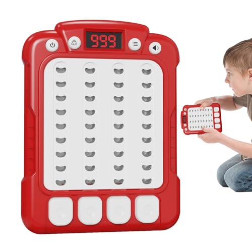 Bavokon Schnelles Push-Spiel,Schnelles Push-Spiel - Schnelles Push-Spiel, Finger-Press-Spielzeug - Interaktives Desktop-Induktionsspielzeug, Fidget-Spielspielzeug mit Musik und Licht für Kinder, und von Bavokon