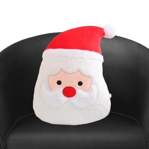 Bavokon Weihnachtspuppe, Weihnachtsplüschtiere,Süßes Plüschkissenspielzeug | Weiches Stofftier-Kuschelkissen, weihnachtliches Tafelaufsatz-Sofakissen für Home Business Shop von Bavokon