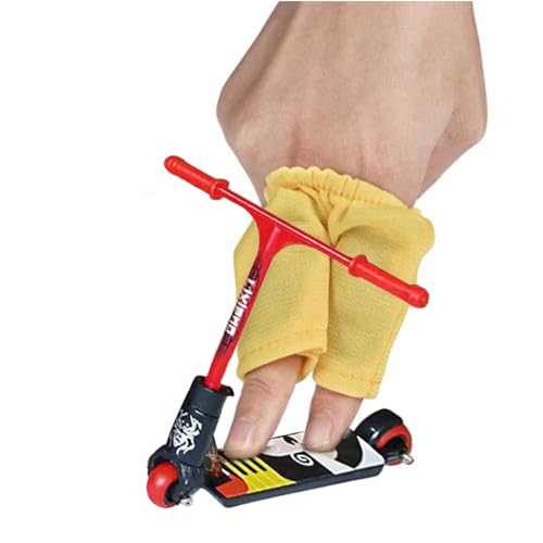 Bavokon Zweirad-Finger-Scooter-Spielzeug | Mehrfarbiges Fingerscooter-Spielzeug - für Partygeschenke Kinderspielzeug Fingertraining mit abnehmbaren Rädern von Bavokon