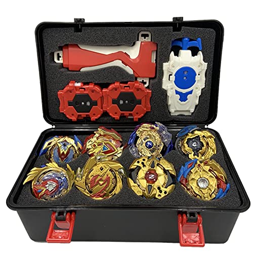 Baybledas Gyro Burst Turbo Set, Gyro Burst Kreisel Set,4D Spielzeug Geschenk + Launcher Mit Box Set-b1 von Baybledas