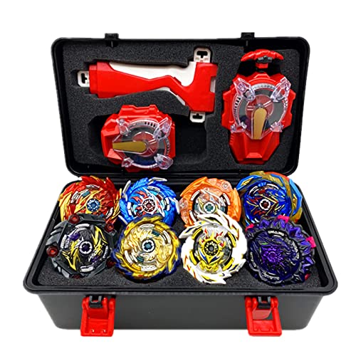 Baybledas Gyro Kreisel Burst Turbo Blade Kreisel Set, 4D Spielzeug Geschenkset mit Metallschmelzkreisel und Sendereinheit von Baybledas