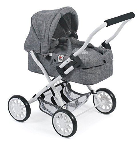 Bayer Chic 2000 555-76 Puppenwagen Smarty, für Kinder ab 2 Jahren, Jeans Grau von Bayer Chic 2000