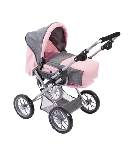 Puppenwagen Leni, 2in1 Kombipuppenwagen mit herausnehmbarer Tragetasche von Bayer Chic 2000