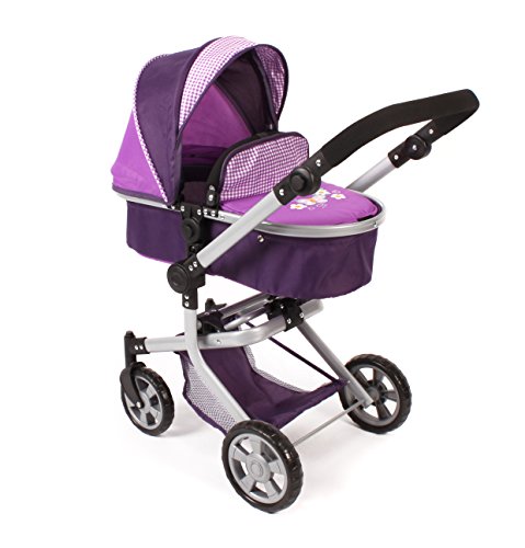 Bayer Chic 2000 595 28 - Kombi-Puppenwagen Mika, Purple Checker von Bayer Chic 2000