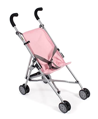 Bayer Chic 2000 601 15 Mini Roma, Puppenwagen, Puppen-Buggy, Melange grau-rosa, 50 x 29 x 57 cm von Bayer Chic 2000