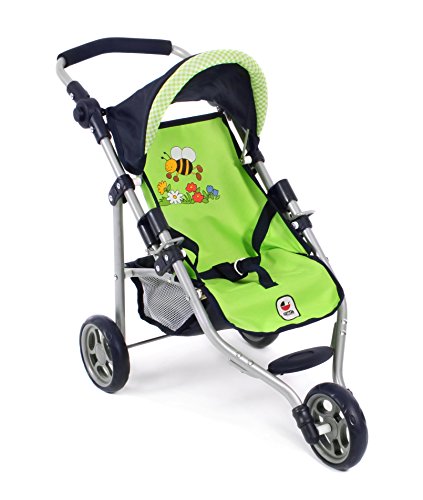 Bayer Chic 2000 612 16 - Jogging-Buggy Lola, Puppenwagen, Bumblebee, grün, 70 x 33 x 62 cm von Bayer Chic 2000