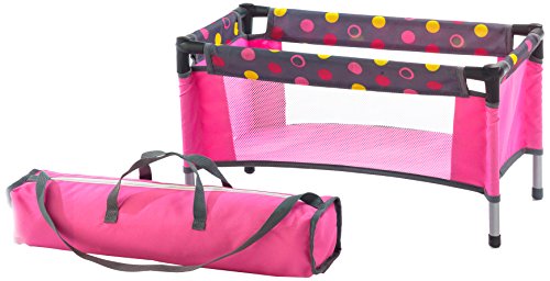 Bayer Chic 2000 652 24 Puppenreisebett, Funny pink, Klein von Bayer Chic 2000