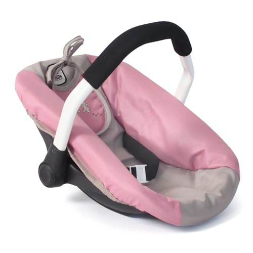 Bayer Chic 2000 708 36 Puppen-Autositz für Baby-Puppen, Puppentrage, Bärchen, Rosa von Bayer Chic 2000