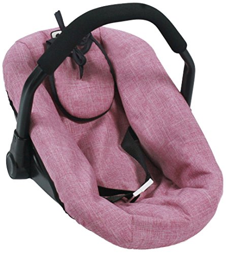 Bayer Chic 2000 708 70 Puppen-Autositz für Baby-Puppen, Jeans Rosa von Bayer Chic 2000