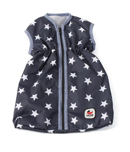 Bayer Chic 2000 792-51 Puppenschlafsack für Baby-Puppen bis 55 cm, Puppenkleidung, Puppenzubehör, Sternchen Navy von Bayer Chic 2000