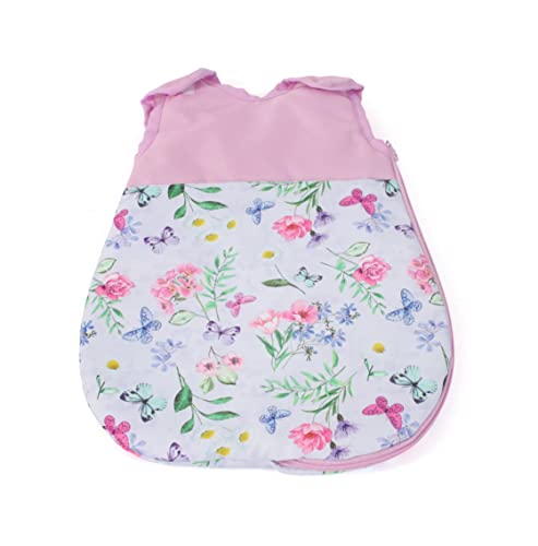 Bayer Chic 2000 794-53 Puppen Bola, Schlafsack für Babypuppen, Flowers, rosa von Bayer Chic 2000