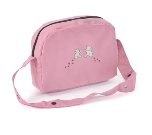 Bayer Chic 2000 853 36 Wickeltasche für Puppen, Puppenwickeltasche Bayer Chic 2000-Wickeltasche, Puppenzubehör, Puppentasche, Bärchen, rosa von Bayer Chic 2000