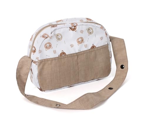 Bayer Chic 2000 853-63 Bayer Chic 2000-Wickeltasche für Puppen, Puppenwickeltasche, Puppenzubehör, Puppentasche, Konfetti pink von Bayer Chic 2000