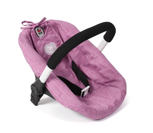 Bayer Chic 2000 - Puppen-Autositz mit Adapter für den Puppenwagen, Puppentrage, Puppenzubehör, Jeans pink Bayer Chic 2000 - Puppen-Autositz mit Adapter für den Puppenwagen, Puppentrage, Puppenzubehör, Jeans pink von Bayer Chic 2000
