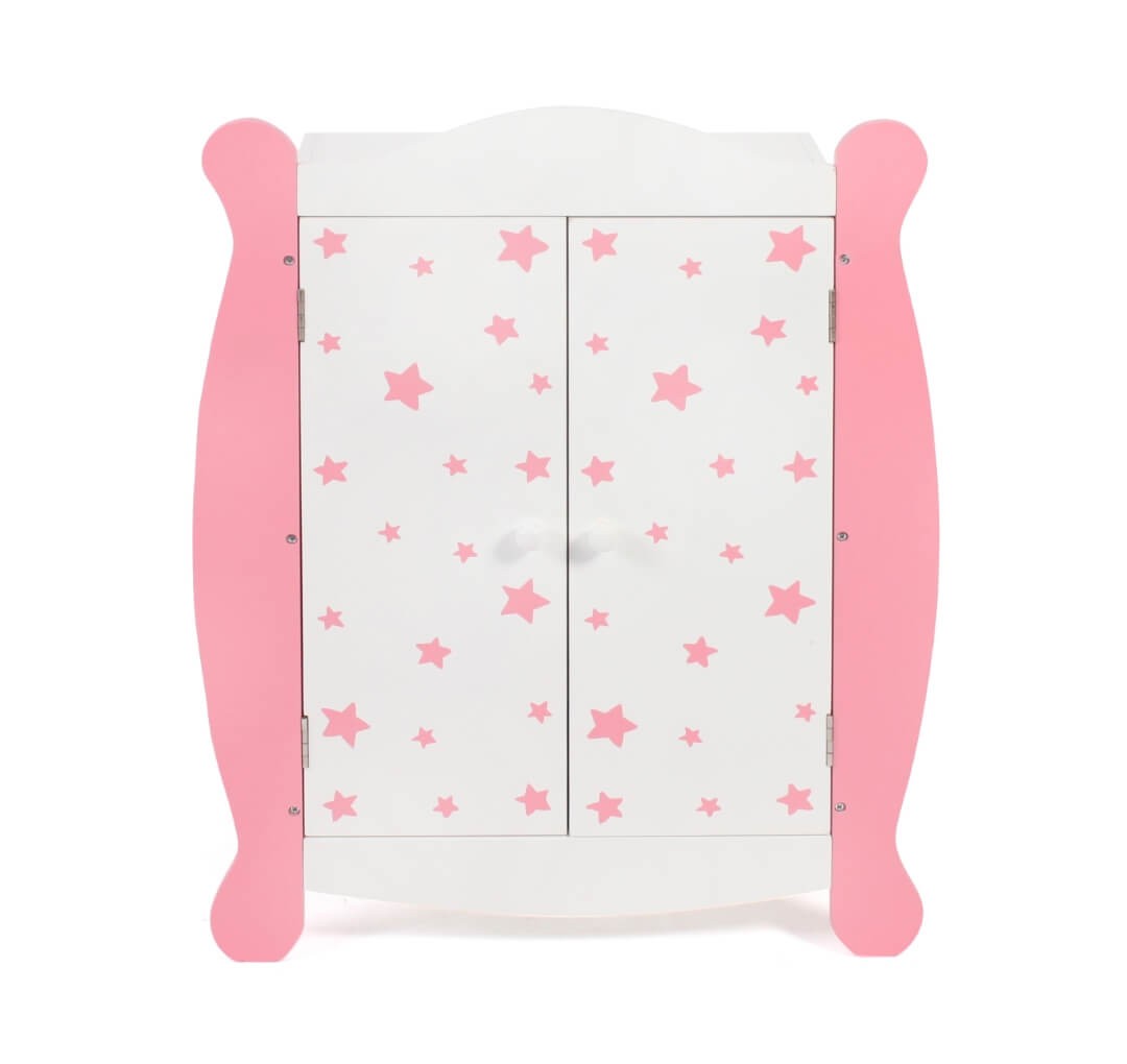 Bayer Chic 2000 Puppen-Kleiderschrank in Stars pink von Bayer Chic 2000