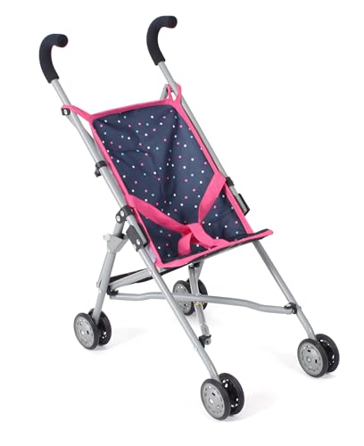 Bayer Chic 2000 - Puppenbuggy Roma, Puppenwagen, Mini-Buggy, Konfetti pink von Bayer Chic 2000