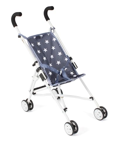 Bayer Chic 2000 - Puppenbuggy Roma, Puppenwagen, Mini-Buggy, Sternchen, Navy, 601-51 von Bayer Chic 2000