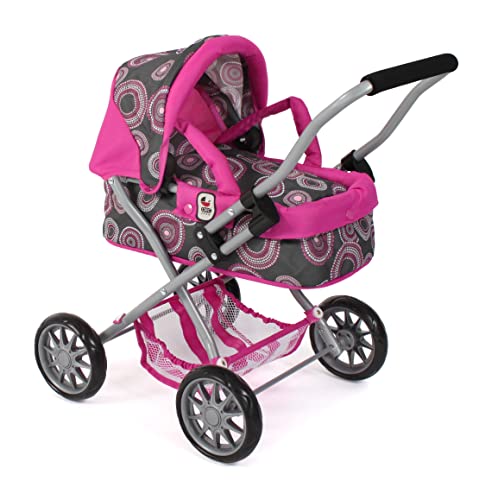 Bayer Chic 2000 - Puppenwagen Smarty, für Kinder ab 2 Jahren, Hot pink Pearls, 555-87 von Bayer Chic 2000